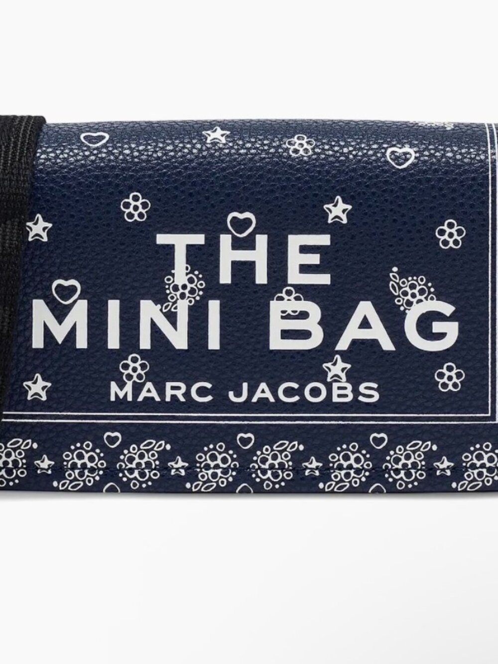 Marc Jacobs The Mini Bandana Leather Bag Blue The Card Case & Dustbags!!! NEW - Picture 12 of 12
